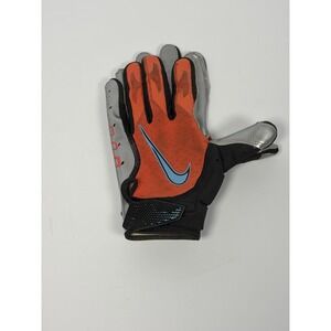 NIKE VAPOR JET 7.0 FOOTBALL CATCHING GLOVES ORANGE/SILVER YOUTH LARGE